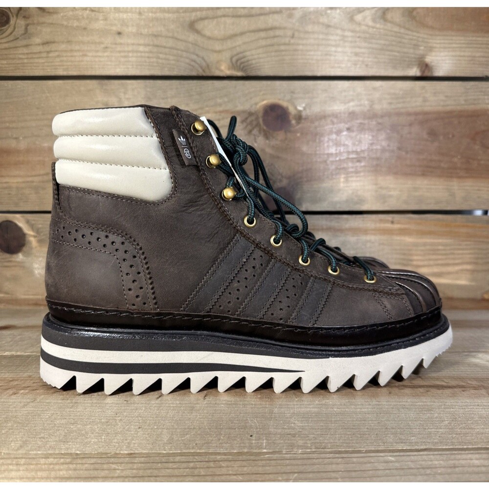 NEW Mens Size 8.5 CLOT x adidas Pro Model “Dark Brown Wonder Beige” Shoes JQ1263